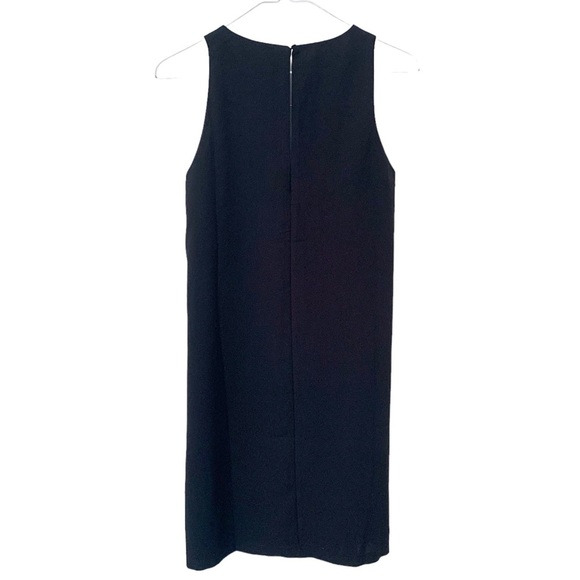 NWT Lulus Near to Bar Black Shift Dress Flowy Sleeveless V-Neck size small - Picture 7 of 10